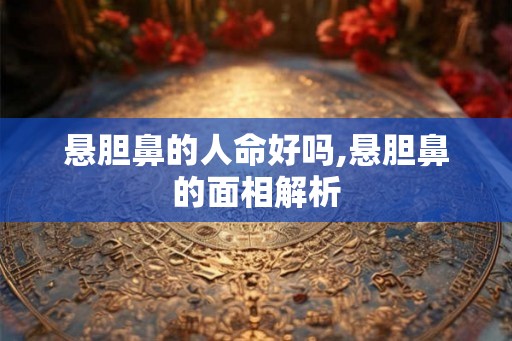 悬胆鼻的人命好吗,悬胆鼻的面相解析 悬胆鼻的人命好吗,悬胆鼻的面相解析