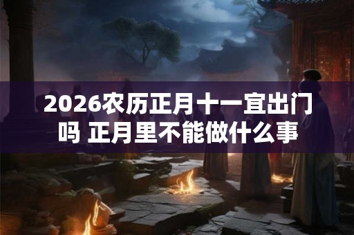 2026农历正月十一宜出门吗 正月里不能做什么事