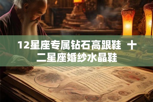12星座专属钻石高跟鞋  十二星座婚纱水晶鞋