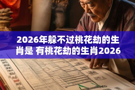2026年躲不过桃花劫的生肖是 有桃花劫的生肖2026