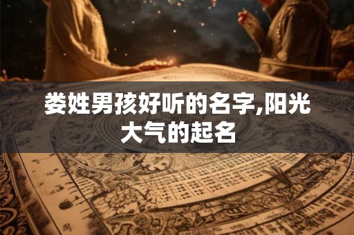 娄姓男孩好听的名字,阳光大气的起名