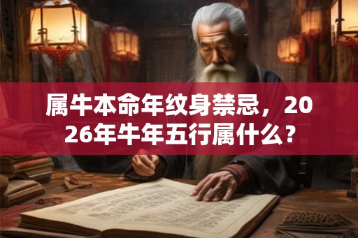 属牛本命年纹身禁忌,2026年牛年五行属什么? 属牛本命年纹身禁忌,2026年牛年五行属什么?