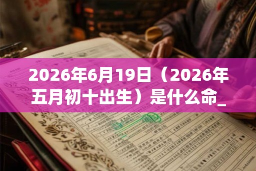 2026年6月19日(2026年五月初十出生)是什么命_命运如何 2026年6月19日(2026年五月初十出生)是什么命_命运如何