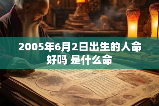 2005年6月2日出生的人命好吗 是什么命