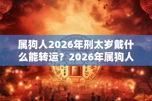 属狗人2026年刑太岁戴什么能转运？2026年属狗人幸运色