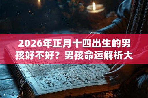 2026年正月十四出生的男孩好不好？男孩命运解析大全