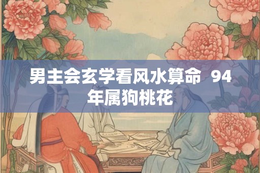 男主会玄学看风水算命  94年属狗桃花