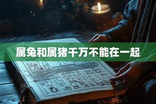 属兔和属猪千万不能在一起