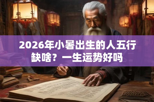 2026年小暑出生的人五行缺啥?一生运势好吗 2026年小暑出生的人五行缺啥?一生运势好吗