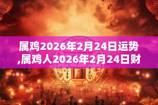 属鸡2026年2月24日运势,属鸡人2026年2月24日财运,生肖鸡2026年2月24日运势
