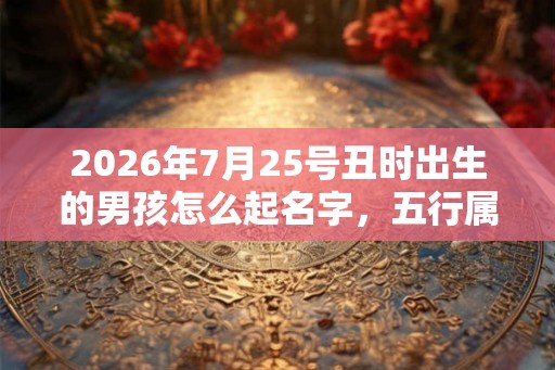 2026年7月25号丑时出生的男孩怎么起名字,五行属什么 2026年7月25号丑时出生的男孩怎么起名字,五行属什么