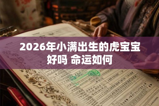 2026年小满出生的虎宝宝好吗 命运如何