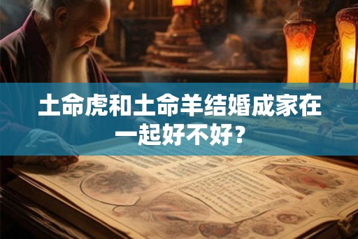 土命虎和土命羊结婚成家在一起好不好? 土命虎和土命羊结婚成家在一起好不好?