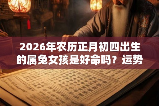 2026年农历正月初四出生的属兔女孩是好命吗？运势怎么样