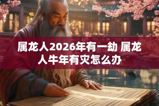 属龙人2026年有一劫 属龙人牛年有灾怎么办