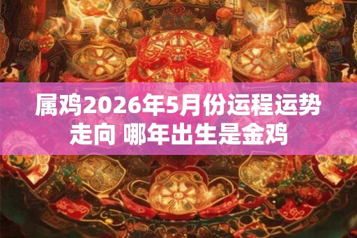 属鸡2026年5月份运程运势走向 哪年出生是金鸡