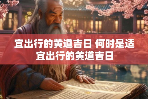 宜出行的黄道吉日 何时是适宜出行的黄道吉日
