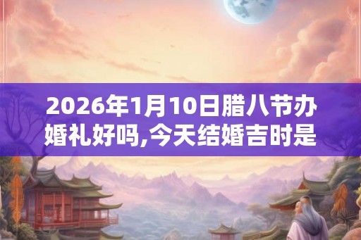 2026年1月10日腊八节办婚礼好吗,今天结婚吉时是几点