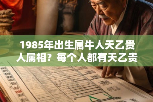 1985年出生属牛人天乙贵人属相？每个人都有天乙贵人吗？
