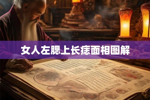 女人左腮上长痣面相图解