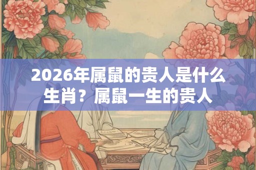 2026年属鼠的贵人是什么生肖？属鼠一生的贵人