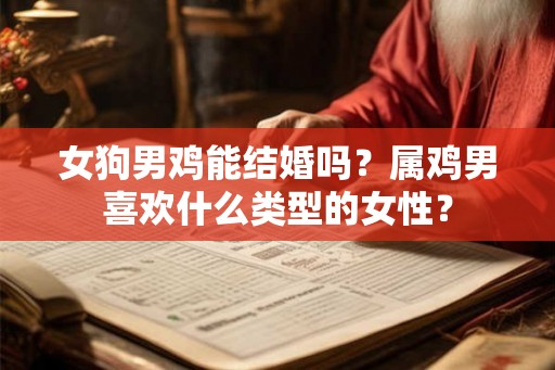 女狗男鸡能结婚吗？属鸡男喜欢什么类型的女性？