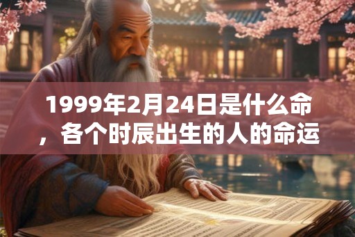 1999年2月24日是什么命，各个时辰出生的人的命运