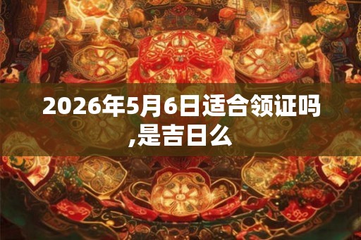 2026年5月6日适合领证吗,是吉日么
