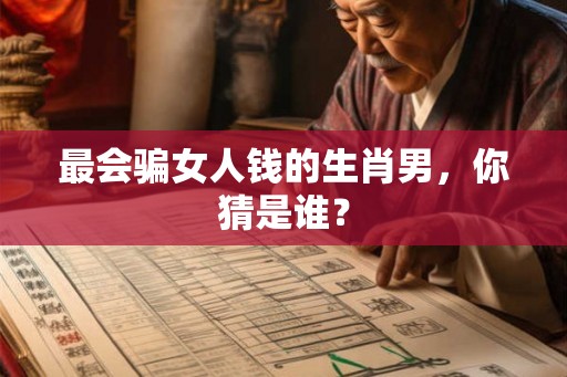 最会骗女人钱的生肖男,你猜是谁? 最会骗女人钱的生肖男,你猜是谁?