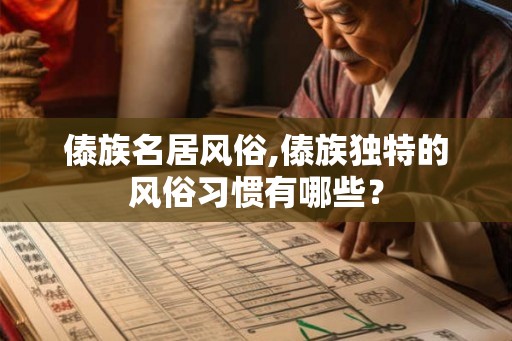 傣族名居风俗,傣族独特的风俗习惯有哪些？