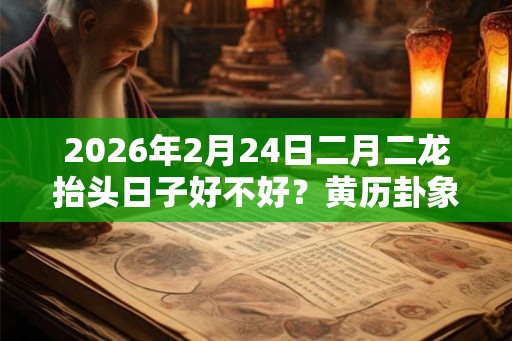 2026年2月24日二月二龙抬头日子好不好？黄历卦象如何？