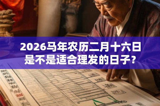 2026马年农历二月十六日是不是适合理发的日子？
