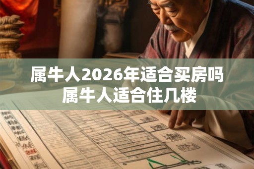 属牛人2026年适合买房吗 属牛人适合住几楼 属牛人2026年适合买房吗 属牛人适合住几楼