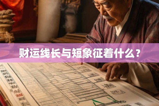 财运线长与短象征着什么? 财运线长与短象征着什么?