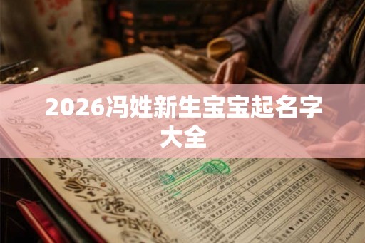 2026冯姓新生宝宝起名字大全