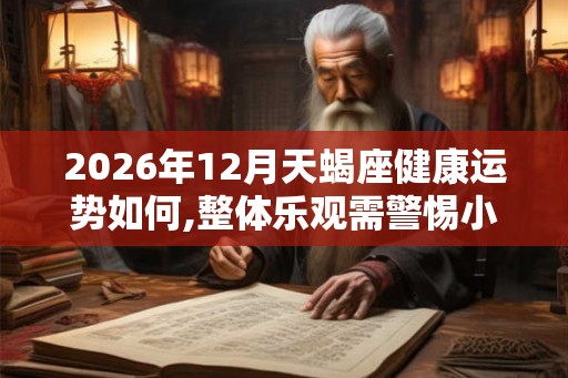 2026年12月天蝎座健康运势如何,整体乐观需警惕小病