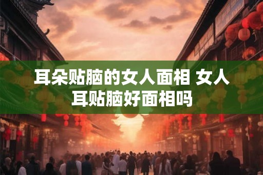 耳朵贴脑的女人面相 女人耳贴脑好面相吗 耳朵贴脑的女人面相 女人耳贴脑好面相吗