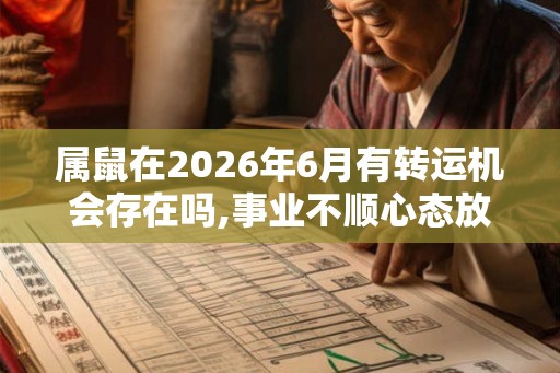 属鼠在2026年6月有转运机会存在吗,事业不顺心态放平