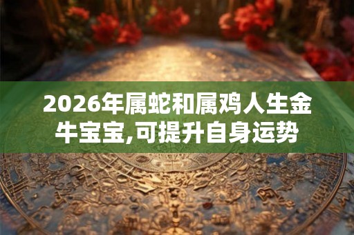 2026年属蛇和属鸡人生金牛宝宝,可提升自身运势