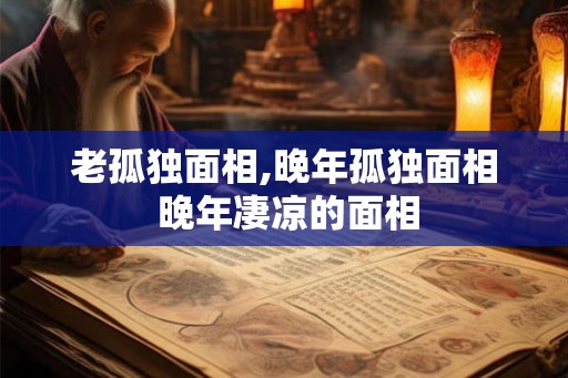 老孤独面相,晚年孤独面相 晚年凄凉的面相