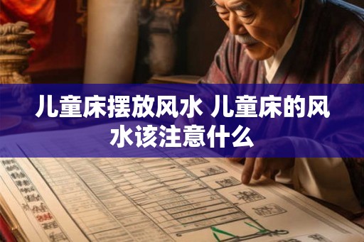 儿童床摆放风水 儿童床的风水该注意什么 儿童床摆放风水 儿童床的风水该注意什么