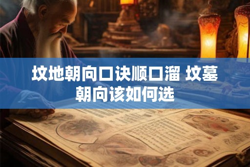 坟地朝向口诀顺口溜 坟墓朝向该如何选 坟地朝向口诀顺口溜 坟墓朝向该如何选