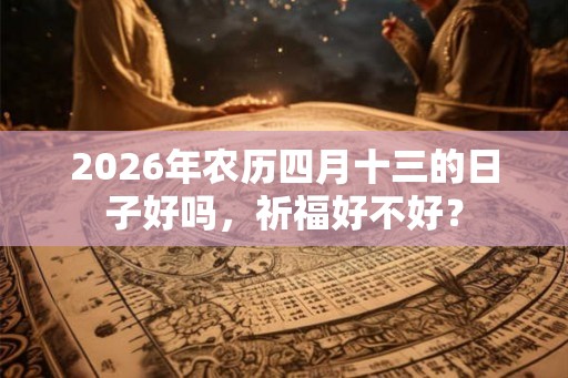 2026年农历四月十三的日子好吗，祈福好不好？
