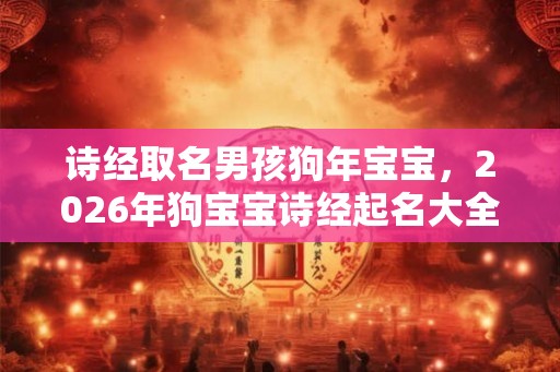 诗经取名男孩狗年宝宝，2026年狗宝宝诗经起名大全