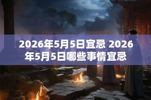2026年5月5日宜忌 2026年5月5日哪些事情宜忌 2026年5月5日宜忌 2026年5月5日哪些事情宜忌