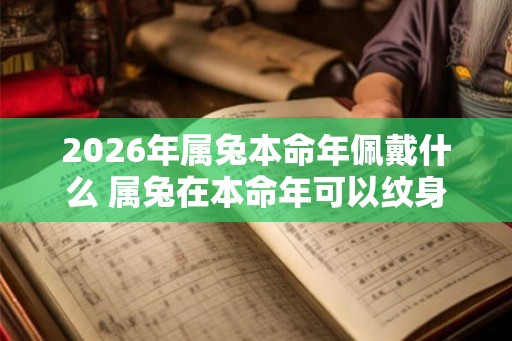 2026年属兔本命年佩戴什么 属兔在本命年可以纹身吗