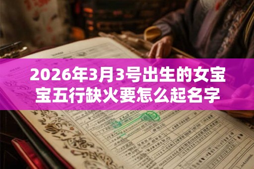 2026年3月3号出生的女宝宝五行缺火要怎么起名字 2026年3月3号出生的女宝宝五行缺火要怎么起名字