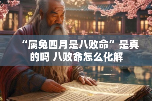 “属兔四月是八败命”是真的吗 八败命怎么化解