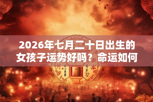 2026年七月二十日出生的女孩子运势好吗？命运如何？