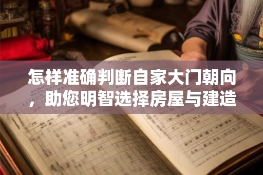 怎样准确判断自家大门朝向，助您明智选择房屋与建造